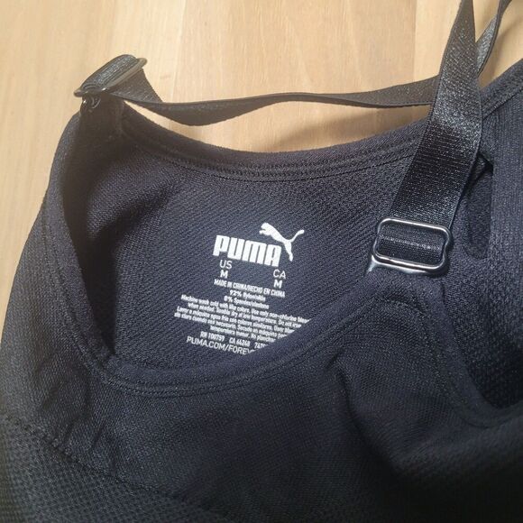 (2) Styles - BUNDLE Puma Women's Seamless Sports Bra Black‎ Medium - Picture 7 of 7